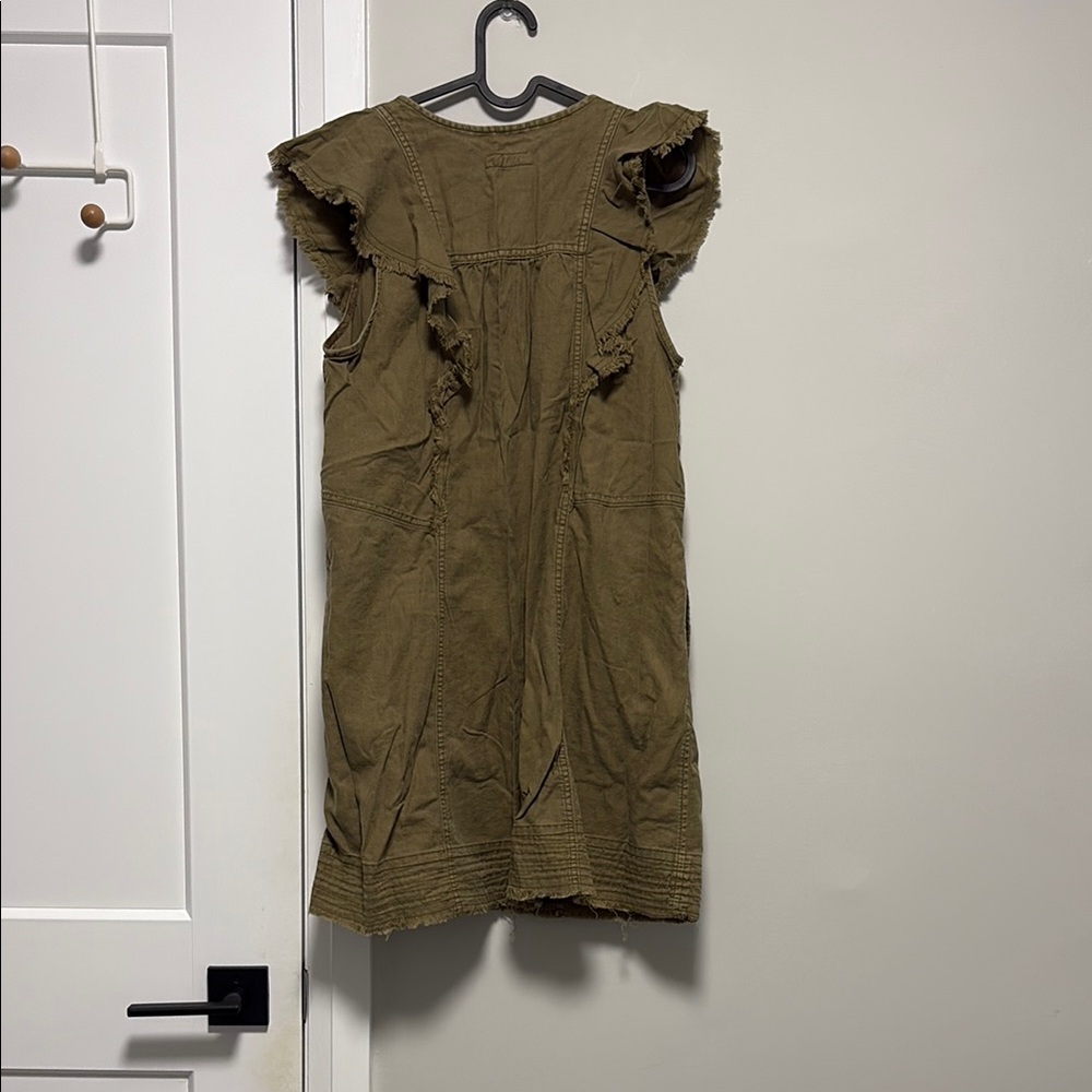 Pilcro Green Ruffled Sundress - Picture 2 of 6